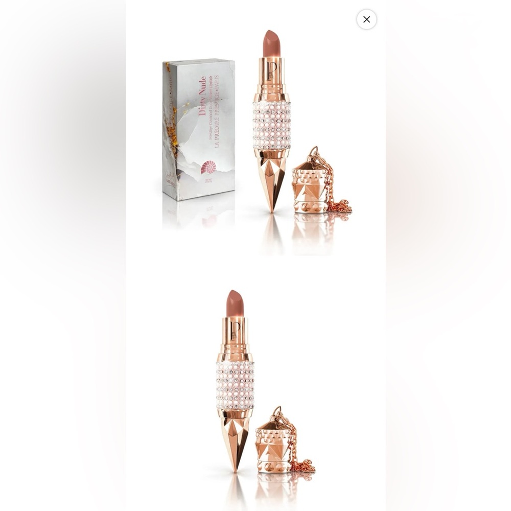Christian Louboutin Pearl-Embellished Lipstick in Nude